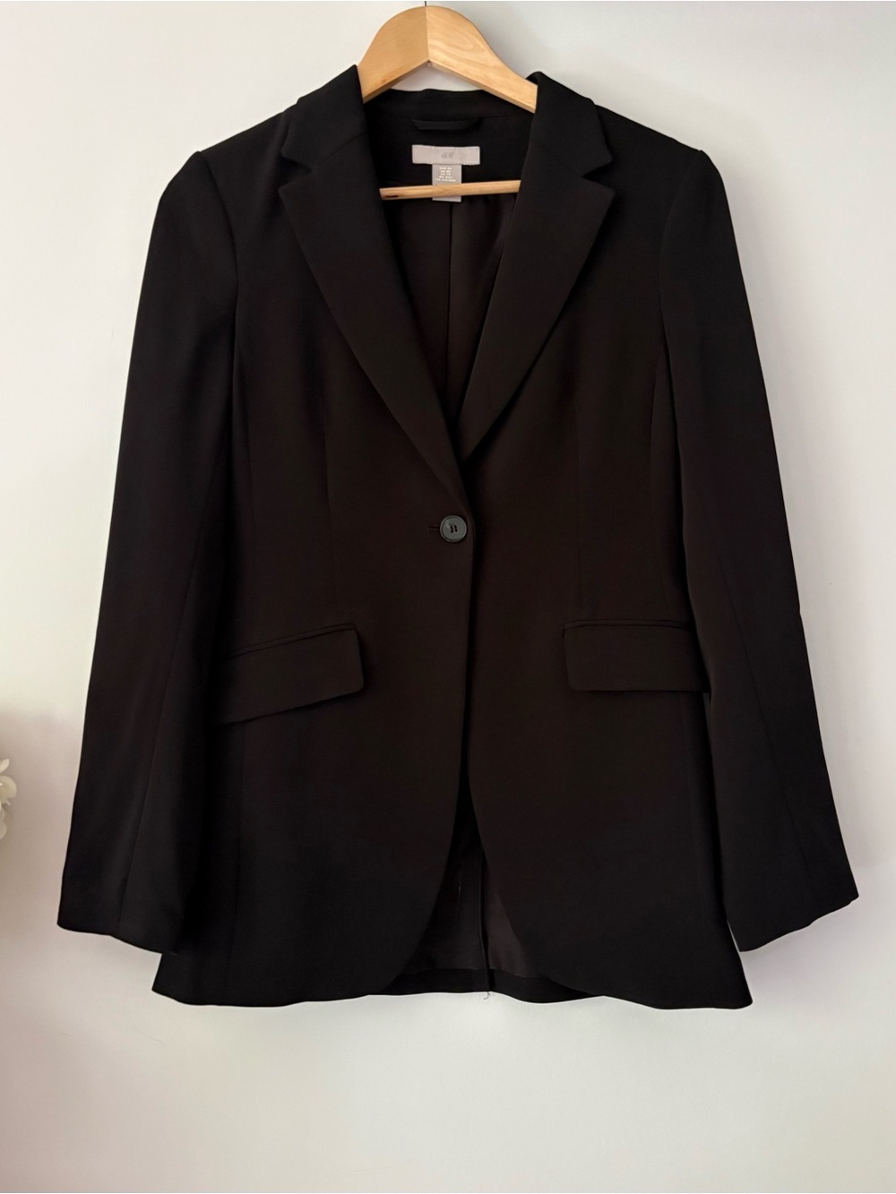 H&M Single Breast Black Blazer - Size XS